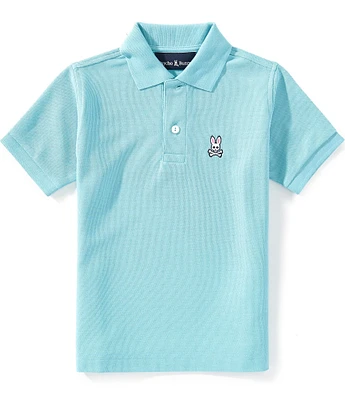 Psycho Bunny Big Boys 5-20 Short-Sleeve Classic Pique Polo Shirt