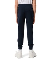 Psycho Bunny Big Boys 7-20 Chenille-Logo Patch French Terry Jogger Pants