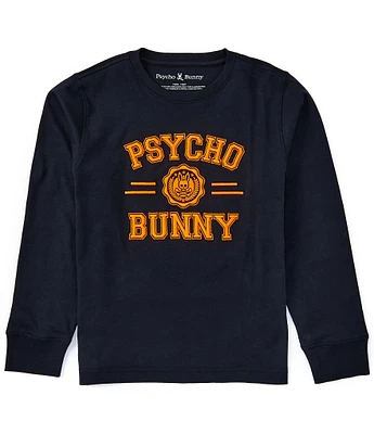 Psycho Bunny Big Boys 7-20 Long Sleeve London Graphic T-Shirt