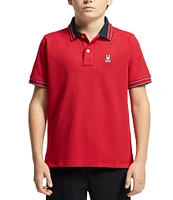 Psycho Bunny Big Boys 7-20 Short-Sleeve Foxton Pique Polo Shirt