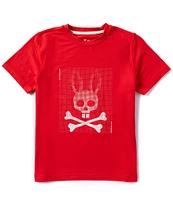 Psycho Bunny Big Boys 7-20 Short Sleeve Maxwell Sport Graphic T-Shirt