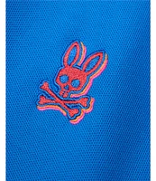 Psycho Bunny Big Boys 7-20 Short Sleeve Sanderson Pique Polo Shirt