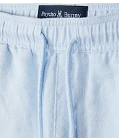 Psycho Bunny Big Boys 7-20 Windcrest Linen Blend Drawstring Shorts