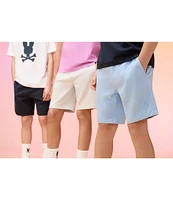 Psycho Bunny Big Boys 7-20 Windcrest Linen Blend Drawstring Shorts