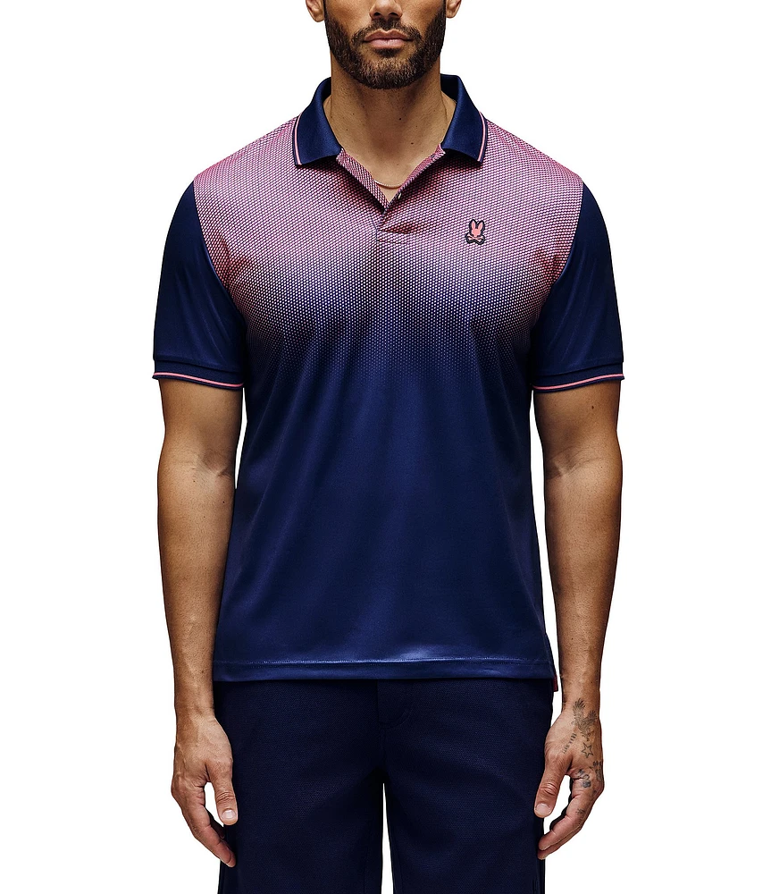 Psycho Bunny Bruce Sport Short Sleeve Polo Shirt
