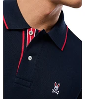 Psycho Bunny Cambridge Pique Short Sleeve Polo Shirt