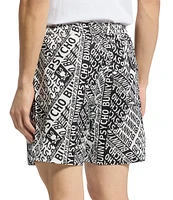 Psycho Bunny Capri 5 3/4#double; Inseam Swim Trunks