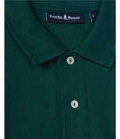 Psycho Bunny Classic Short Sleeve Solid Polo Shirt