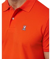 Psycho Bunny Classic Short Sleeve Solid Polo Shirt