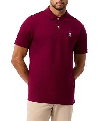 Psycho Bunny Classic Short Sleeve Solid Polo Shirt