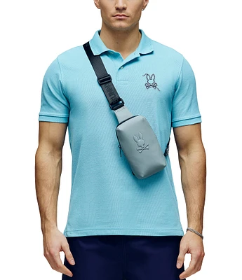Psycho Bunny Cyrus Pique Short Sleeve Polo Shirt