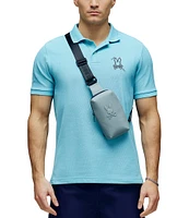 Psycho Bunny Cyrus Pique Short Sleeve Polo Shirt