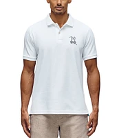 Psycho Bunny Cyrus Pique Short Sleeve Polo Shirt