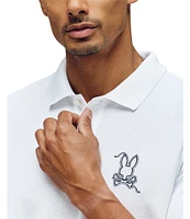 Psycho Bunny Cyrus Pique Short Sleeve Polo Shirt
