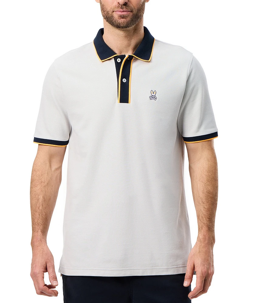 Psycho Bunny Dallas Pique Short Sleeve Polo Shirt