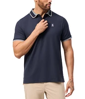 Psycho Bunny Duvall Pique Short Sleeve Polo Shirt