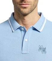 Psycho Bunny Elliot Pique Short Sleeve Polo Shirt