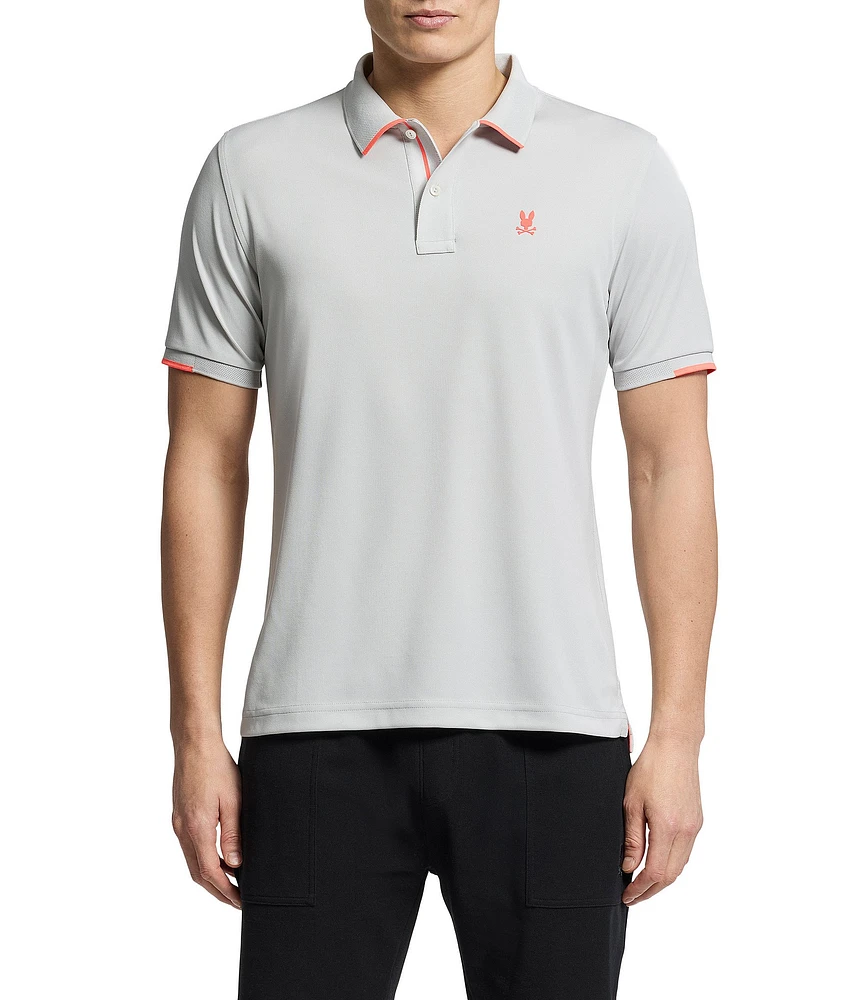 Psycho Bunny Elliston Sport Pique Short Sleeve Polo Shirt