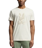 Psycho Bunny Embroidered Baxter Short Sleeve T-Shirt