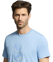 Psycho Bunny Embroidered Baxter Short Sleeve T-Shirt