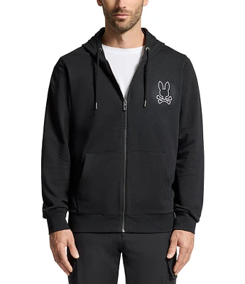 Psycho Bunny Genesee Lightweight Full-Zip Hoodie