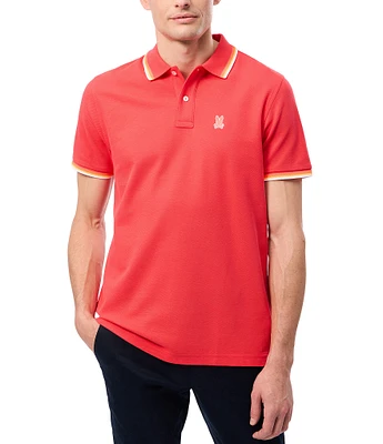 Psycho Bunny Granbury Pique Short Sleeve Polo Shirt