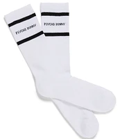Psycho Bunny Intarsia-Knit Bunny-Pattern Sports Socks 3-Pack