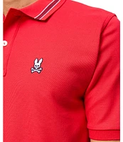 Psycho Bunny Jax Pique Short Sleeve Polo Shirt