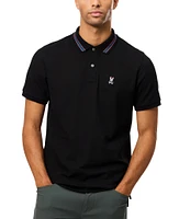 Psycho Bunny Jax Pique Short Sleeve Polo Shirt