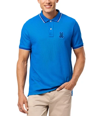 Psycho Bunny Kingston Pique Short Sleeve Polo Shirt