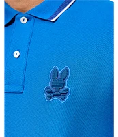 Psycho Bunny Kingston Pique Short Sleeve Polo Shirt