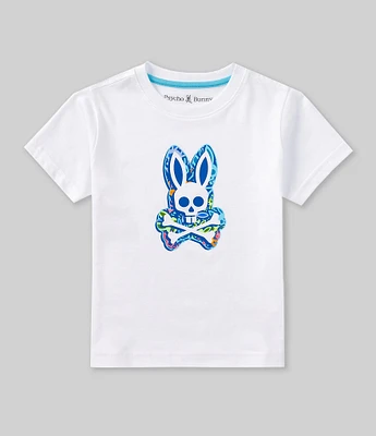 Psycho Bunny Little Boys 2T-6 Short Sleeve Clifton Graphic T-Shirt