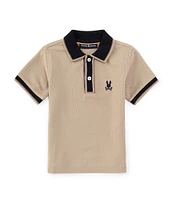 Psycho Bunny Little Boys 2T-6 Short Sleeve Kent Pique Polo Shirt