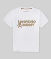 Psycho Bunny Little Boys 2T-6 Short Sleeve Melvin Graphic T-Shirt