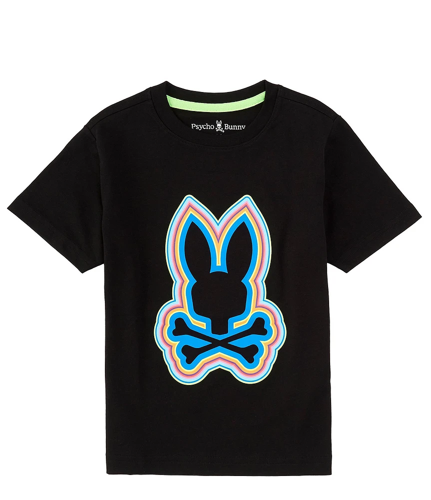 Psycho Bunny Little Boys 5-6 Short Sleeve Maybrook Graphic T-Shirt