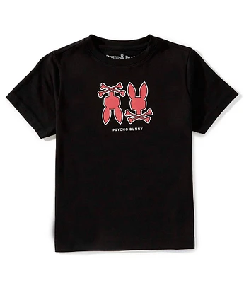 Psycho Bunny Little/Big Boys Dawson Bunny Graphic Short-Sleeve T-Shirt