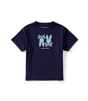Psycho Bunny Little/Big Boys Dawson Bunny Graphic Short-Sleeve T-Shirt