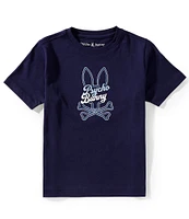 Psycho Bunny Little/Big Boys Golf Embroidered/Logo Graphic Short-Sleeve T-Shirt
