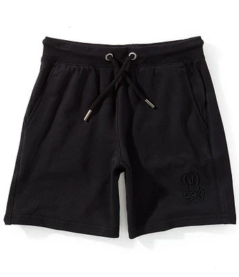 Psycho Bunny Little/Big Boys 5-20 Levanzo Embroidered Micro French Terry Shorts