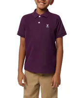 Psycho Bunny Little/Big Boys 5-20 Short Sleeve Classic Polo Shirt