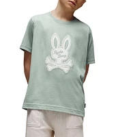 Psycho Bunny Little/Big Boys 5-20 Short Sleeve Derek Graphic T-Shirt