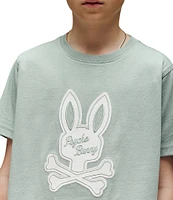 Psycho Bunny Little/Big Boys 5-20 Short Sleeve Derek Graphic T-Shirt