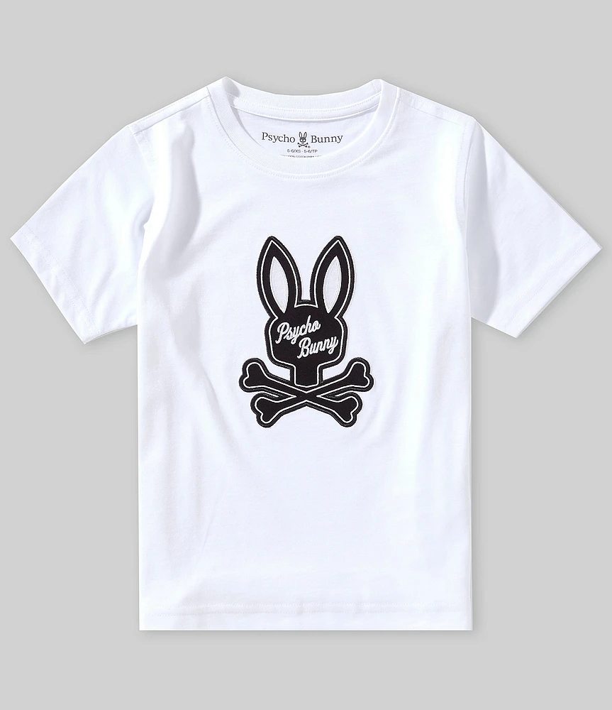 Psycho Bunny Little/Big Boys 5-20 Short Sleeve Derek Graphic T-Shirt