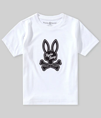 Psycho Bunny Little/Big Boys 5-20 Short Sleeve Derek Graphic T-Shirt