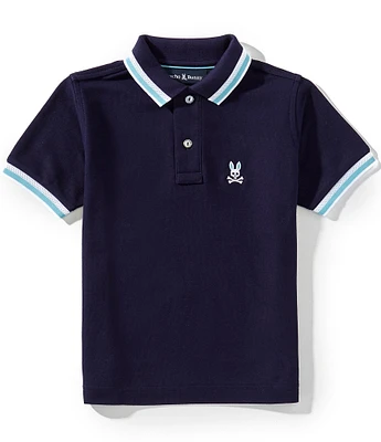 Psycho Bunny Little/Big Boys 5-20 Short-Sleeve Nolan Pique Polo Shirt