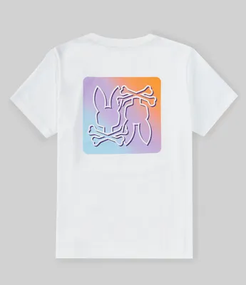 Psycho Bunny Little/Big Boys 5-20 Short Sleeve Palm Springs Graphic T-Shirt