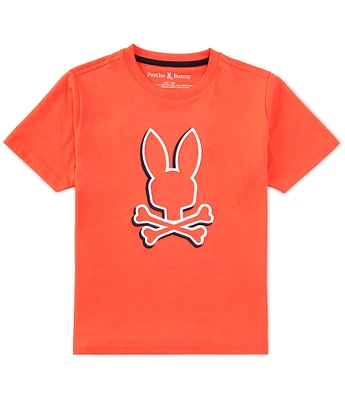 Psycho Bunny Little/Big Boys 7-20 Short Sleeve Bellaire Graphic T-Shirt