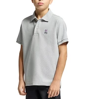 Psycho Bunny Little/Big Boys 7-20 Short Sleeve Classic Pique Polo Shirt