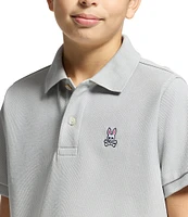 Psycho Bunny Little/Big Boys 7-20 Short Sleeve Classic Pique Polo Shirt