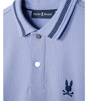 Psycho Bunny Little/Big Boys 7-20 Short Sleeve Pique Polo Shirt